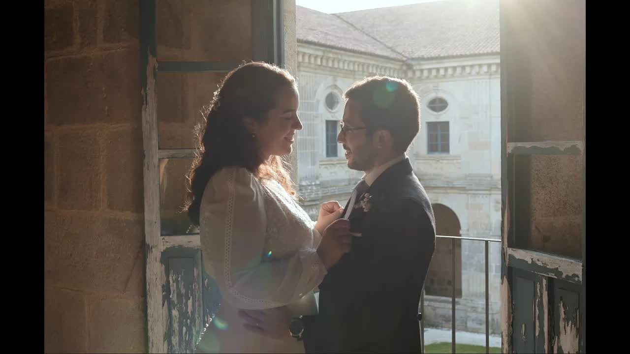 Vídeo de boda de Elena y Vidal en el Monasterio de San Clodio